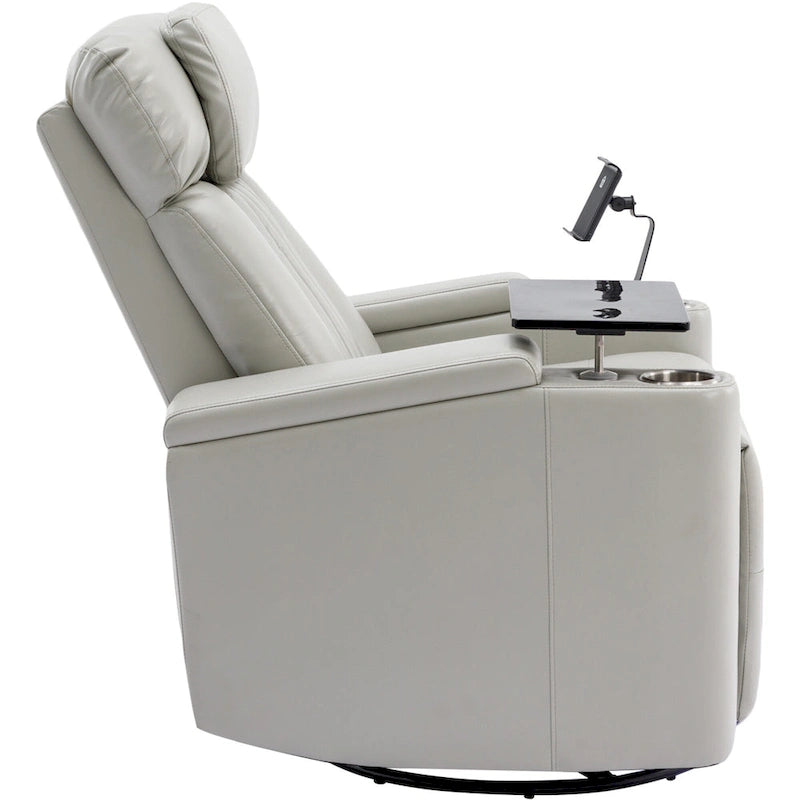 Multifunctional 270 Swivel Home Theater Power Recliner(Blue)