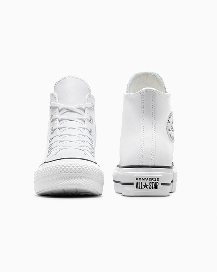 Chuck Taylor All Star Leather Platform Women’s High Top Shoe