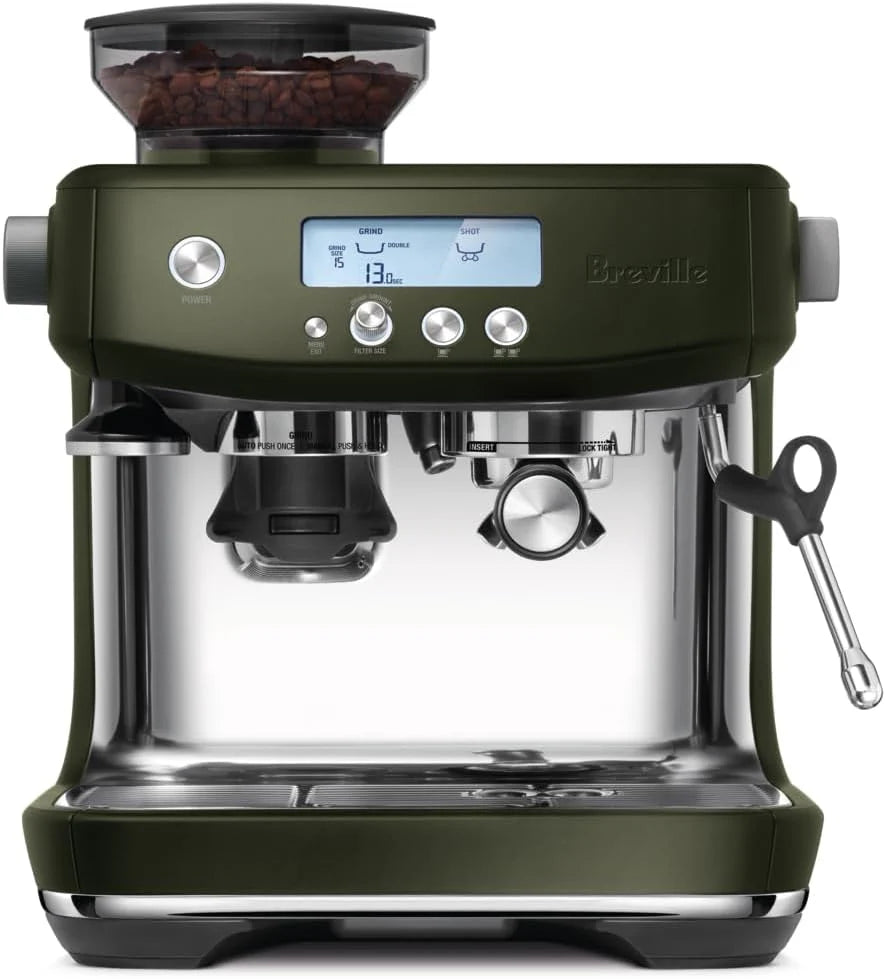 Breville Barista Pro Espresso Machine BES878BSS(Olive Tapenade)