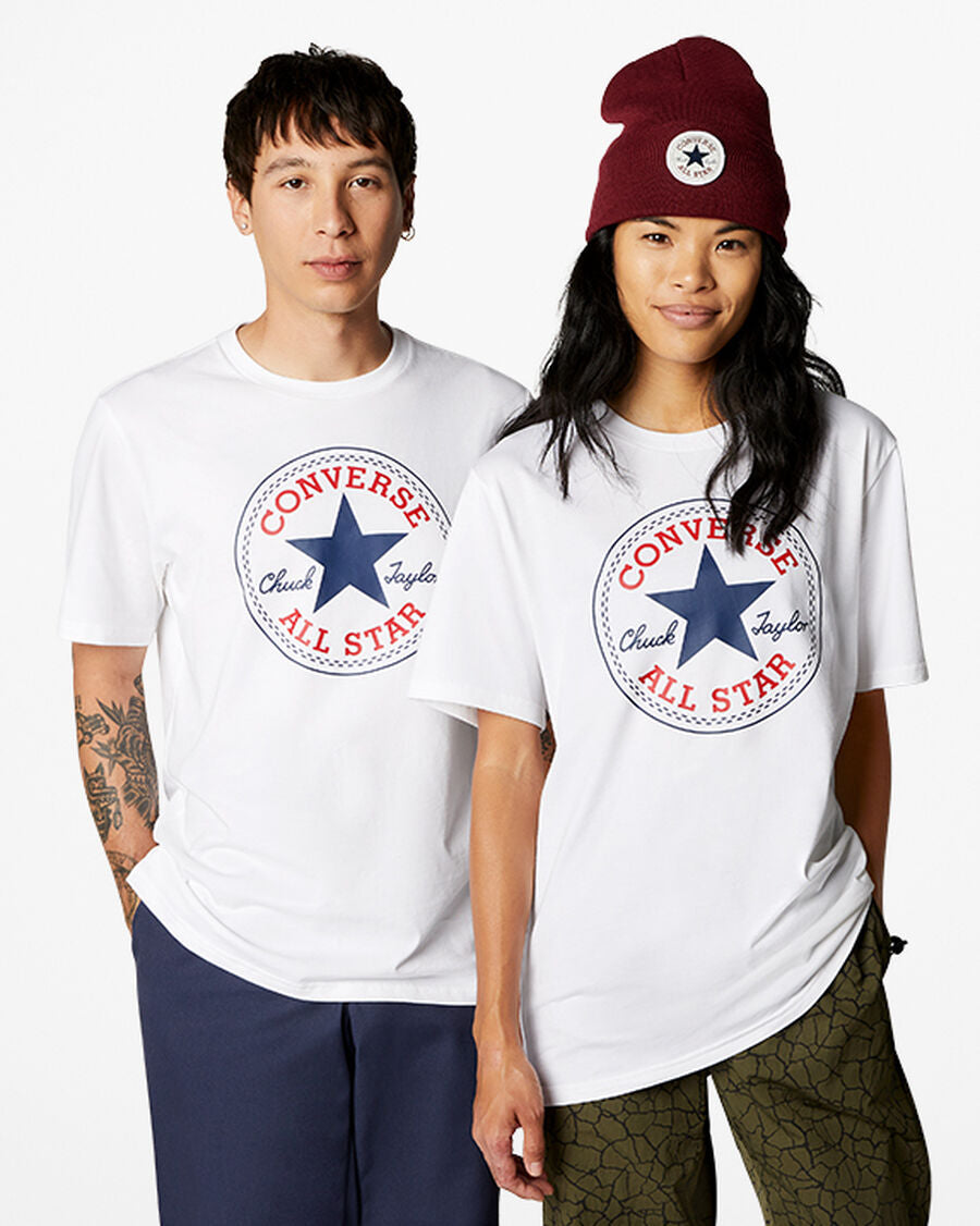 Converse Go-To All Star Patch Standard-Fit T-Shirt Unisex T-Shirt