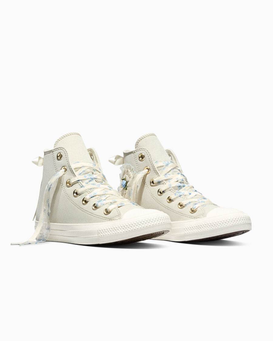 Chuck Taylor All Star Floral Ruffles Women’s High Top Shoe