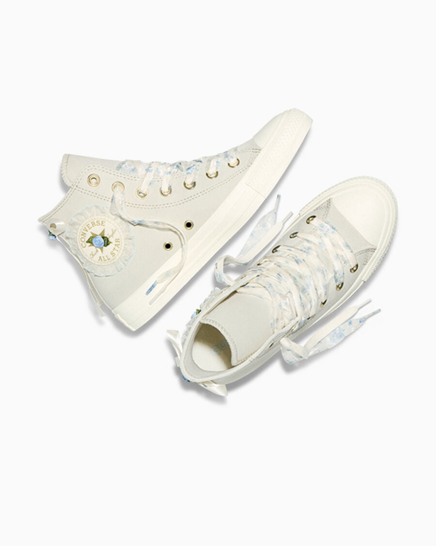 Chuck Taylor All Star Floral Ruffles Women’s High Top Shoe