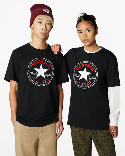 Converse Go-To All Star Patch Standard-Fit T-Shirt Unisex T-Shirt