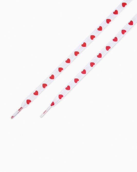 54 Inch Heart Print Laces Unisex Laces