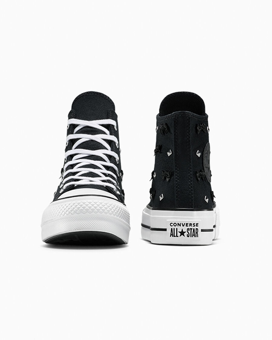 Chuck Taylor All Star Lift Platform Bows & Studs Women’s High Top Shoe
