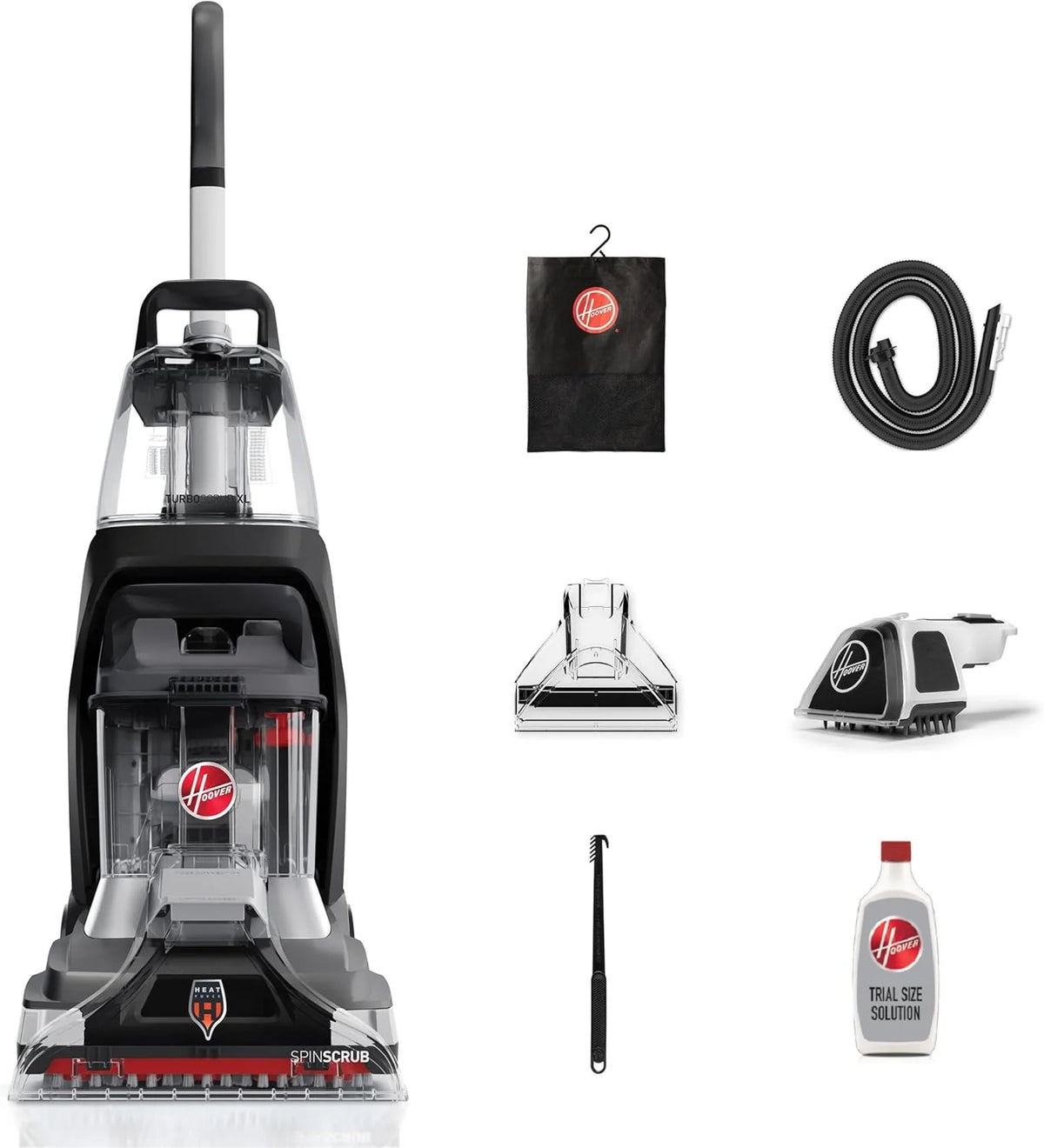 Hoover PowerScrub Deluxe Carpet Cleaner Machine for Carpet and Upholstery(PowerScrub XL)