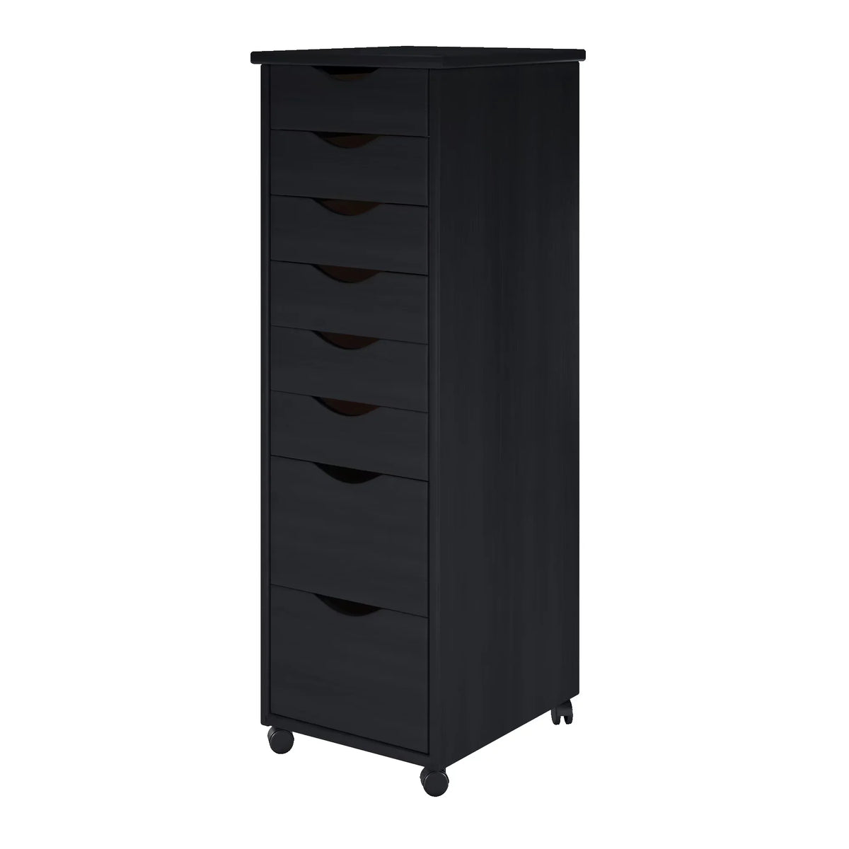 Adeptus Solid Wood 6+2 Drawer Roll Cart