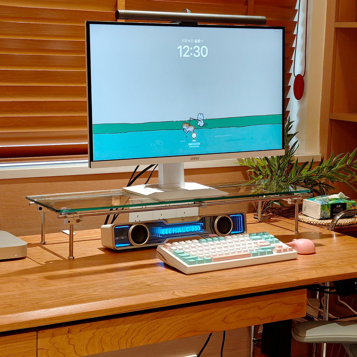Clear Desk Monitor Riser