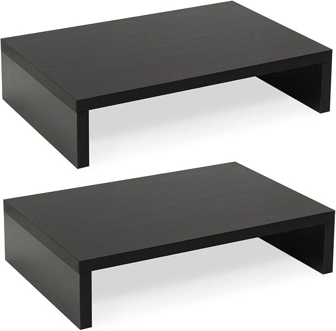 Black Desktop Monitor Riser
