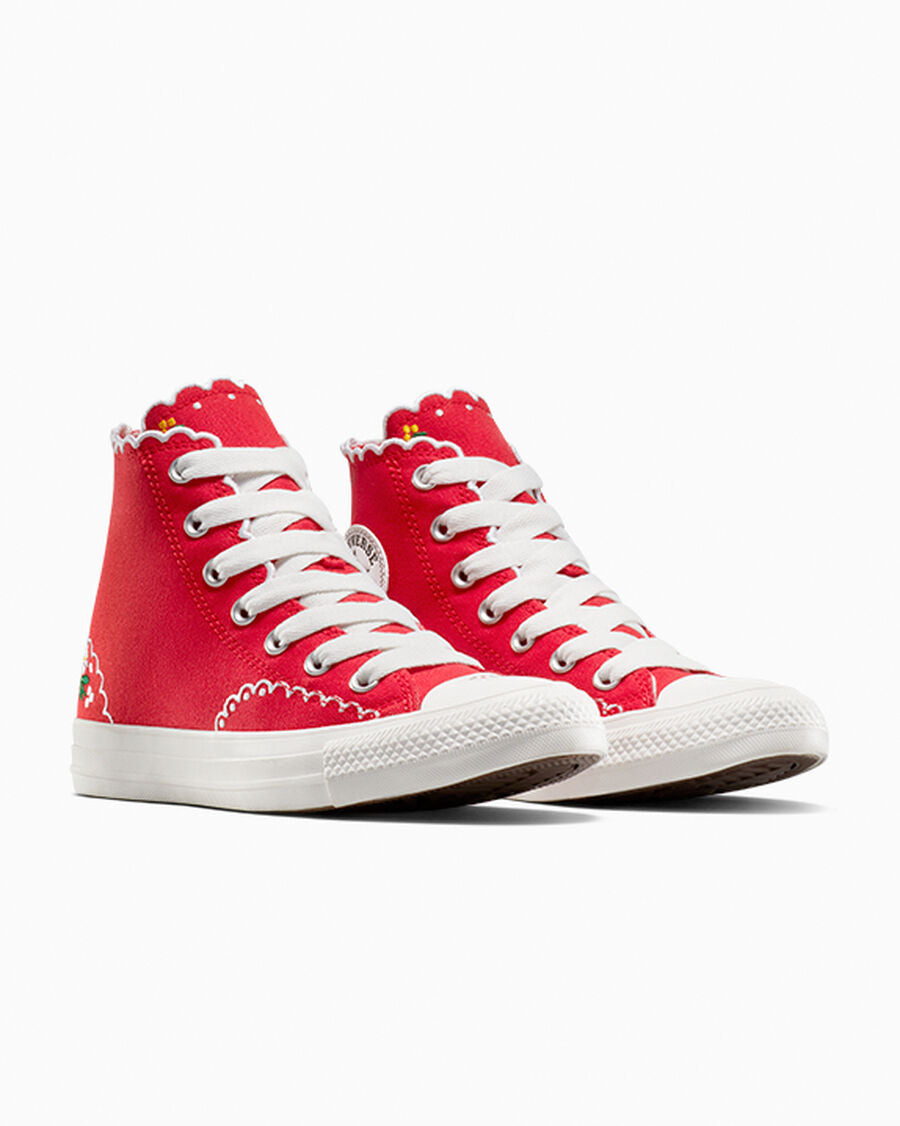 Chuck Taylor All Star Embroidered Flowers Women’s High Top Shoe