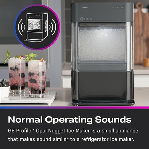 [$106.39 Today Only] GE Ice Maker - 38 lbs/day + Free Ice Bucket Scoop(Stainless Steel)