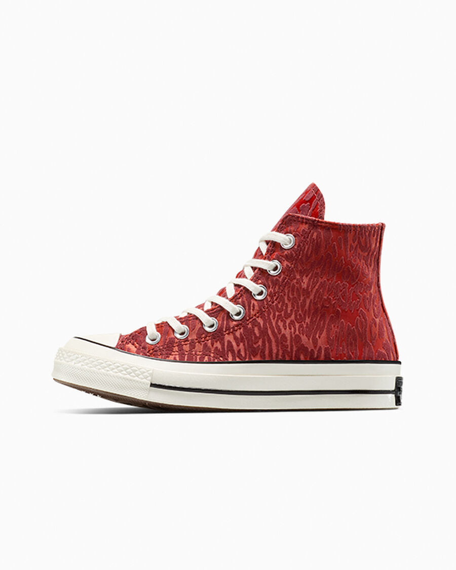 Chuck 70 Satin Leopard Women’s High Top Shoe
