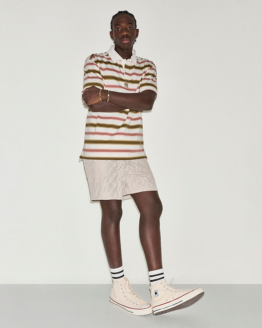 CONS Script Stripe Polo Shirt Men’s Top