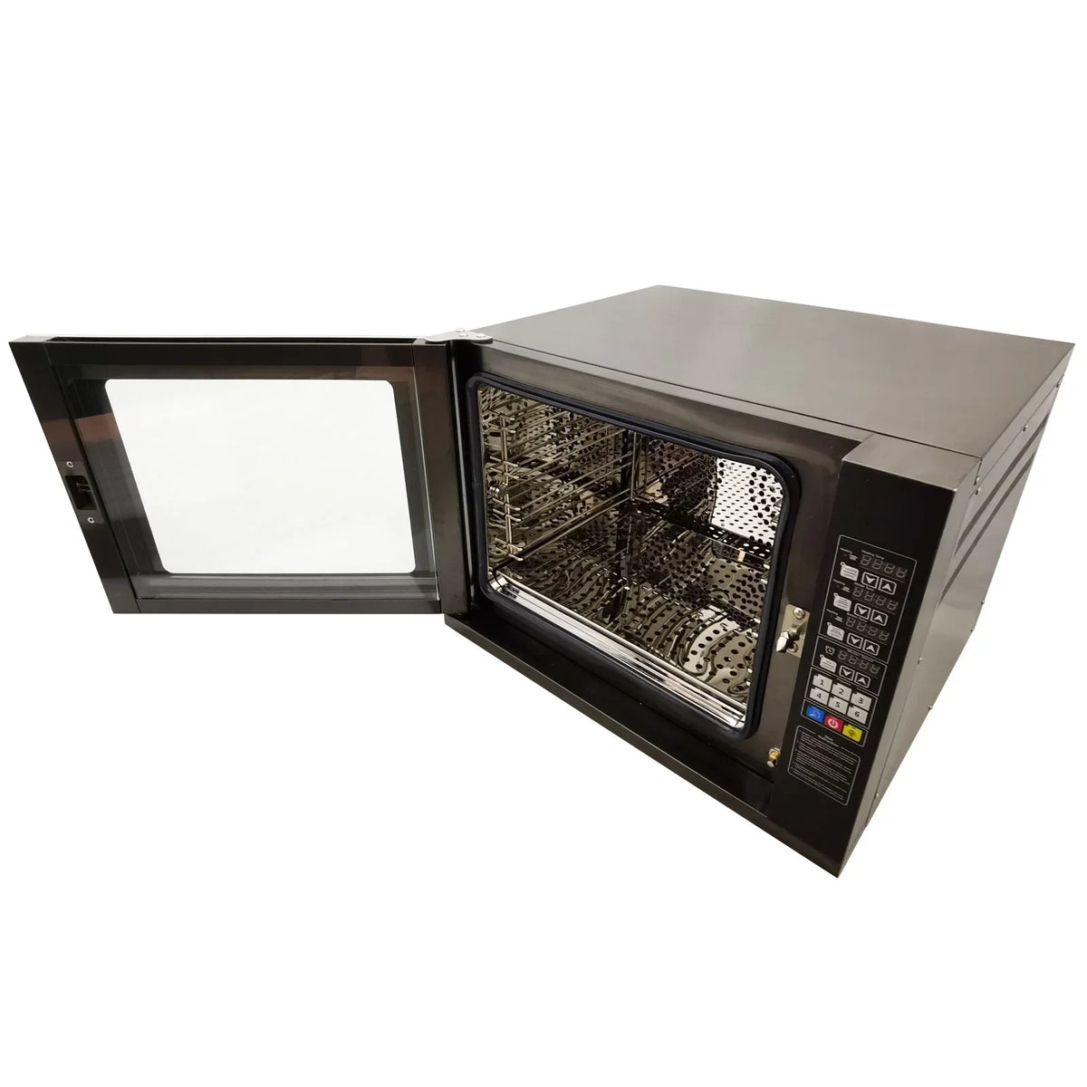 60L Commercial Countertop Convection Spray Oven 4 Racks Hot Air Circulation Electric Oven 220V