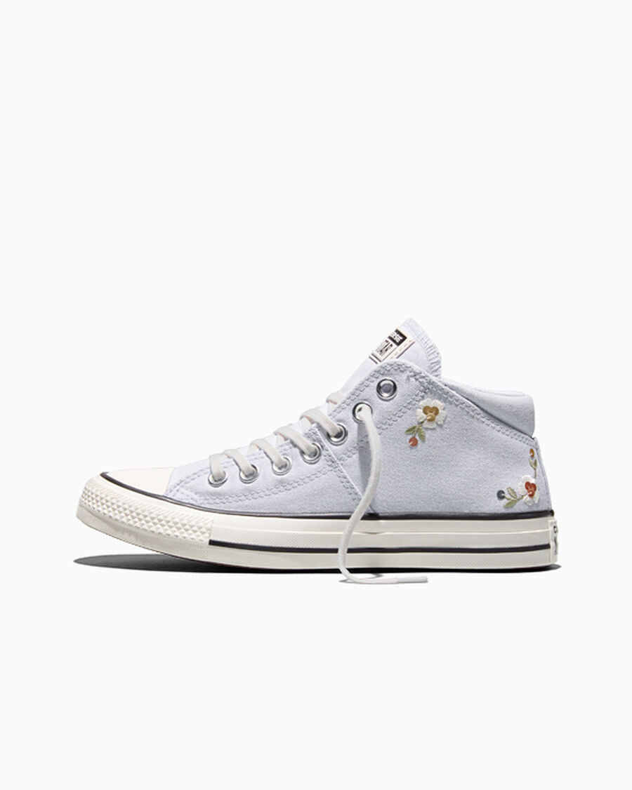 Chuck Taylor All Star Madison Sequin Flowers Women’s Mid Shoe
